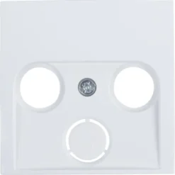 Berker S1 Centraalplaat Radio/TV Wit Hot