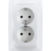 Berker S.1 Dubbel Geaard Stopcontact Wit Hot