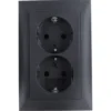 Berker S.1 Dubbel Geaard Stopcontact antraciet Discount