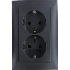 Berker S.1 Dubbel Geaard Stopcontact antraciet Discount