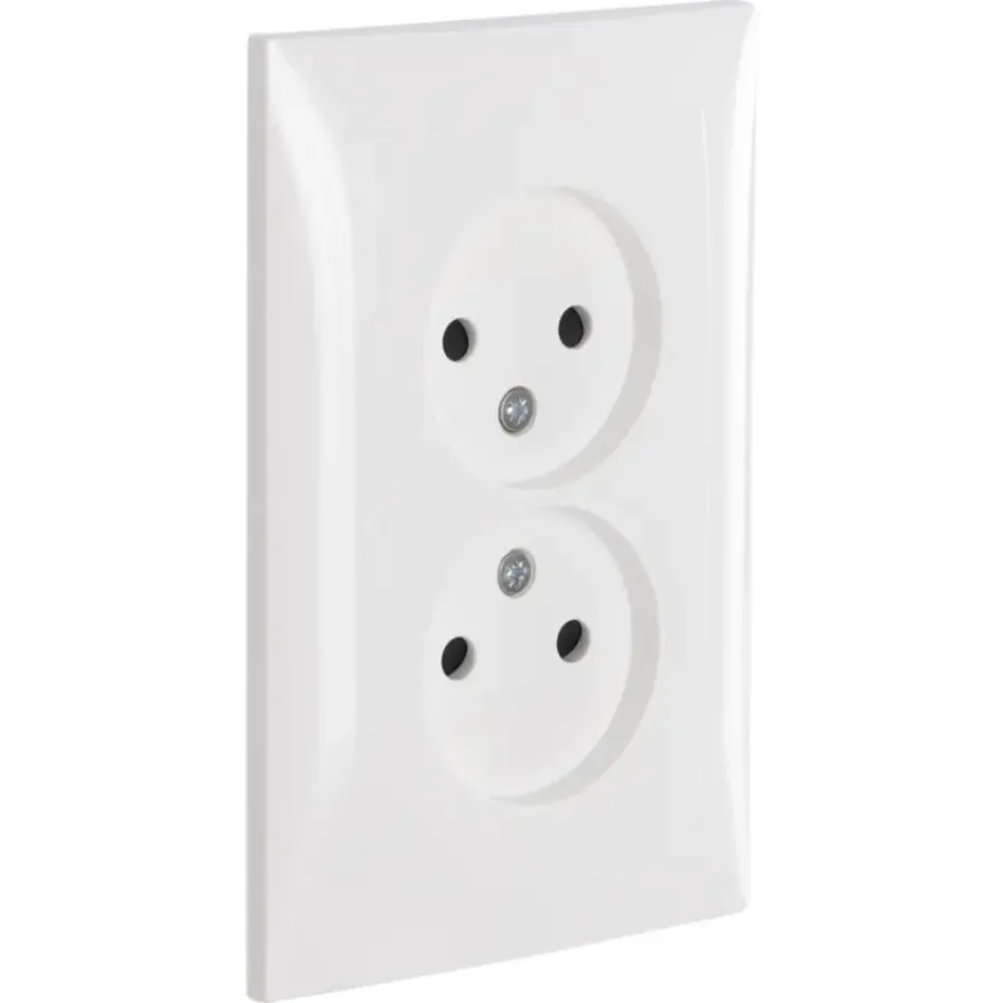 Berker S.1 Dubbel Stopcontact Wit Clearance