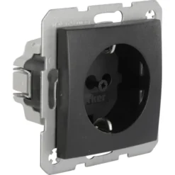 Berker S.1 enkel geaard stopcontact antraciet Best
