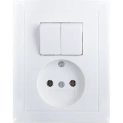Berker S.1 stopcontact met serieschakelaar wit Sale