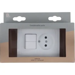 Berker S.1 stopcontact met serieschakelaar wit Sale