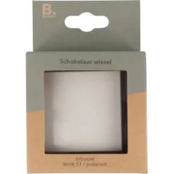 Berker S.1 wisselschakelaar wit Hot