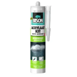 Bison acrylaatkit regenvast koker wit 300 ml Sale