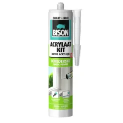 Bison acrylaatkit universeel koker zwart 300 ml Outlet