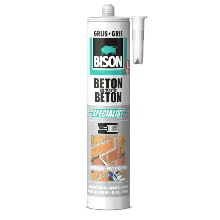 Bison betonkit koker grijs 310 ml Clearance