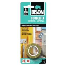 Bison doublefix rol universeel 19 mm x 1,5 m Clearance