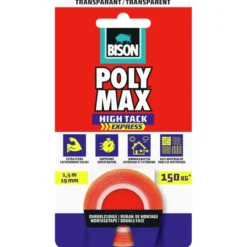 Bison Polymax high tack express montagetape wit Sale