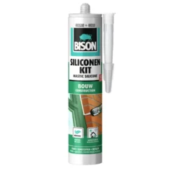 Bison siliconenkit bouw koker grijs 300 ml