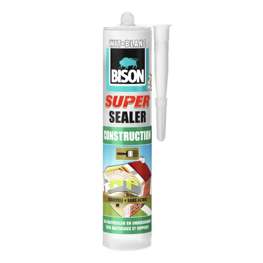 Bison super sealer construction wit koker 290 ml Sale