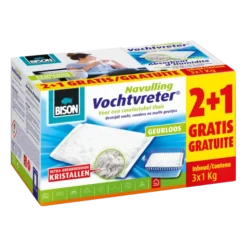 Bison Vochtvreter navulling ultra neutraal 2+1 gratis 3 kg
