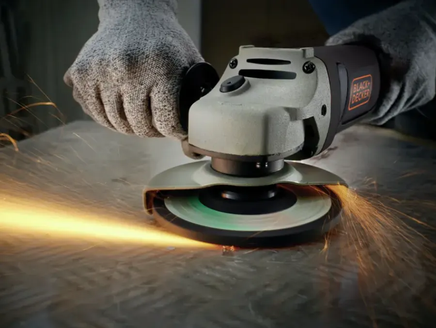 BLACK+DECKER haakse slijper / slijptol KG1202-QS Hot