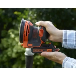 BLACK+DECKER 18V excentrische accuschuurmachine BDCROS18-QW Hot