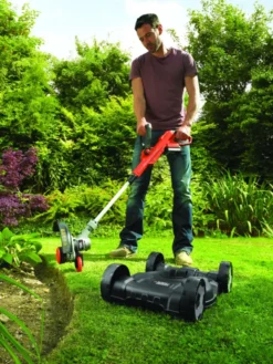 BLACK+DECKER 18V 3-in-1 strimmer LI-ION 20 cm incl. 2,0Ah accu + lader Discount