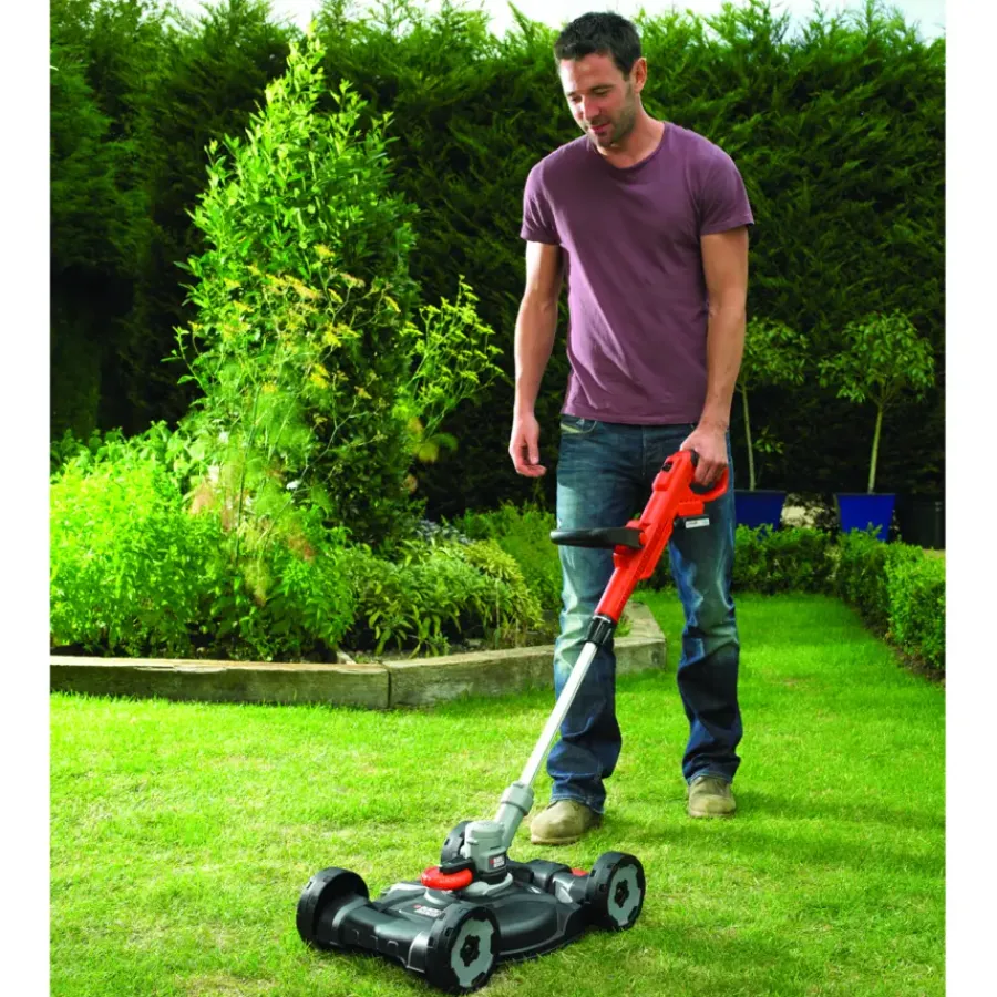 BLACK+DECKER 18V 3-in-1 strimmer LI-ION 20 cm incl. 2,0Ah accu + lader Discount