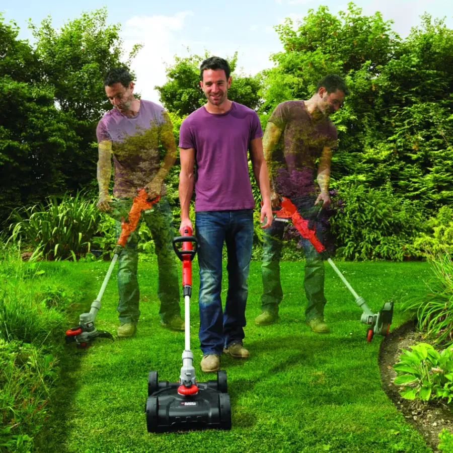 BLACK+DECKER 18V 3-in-1 strimmer LI-ION 20 cm incl. 2,0Ah accu + lader Discount