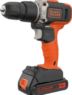 BLACK+DECKER 18V klopboor incl. 1.5Ah accu+lader Clearance