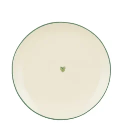 Bord donker groen - h2xd20cm