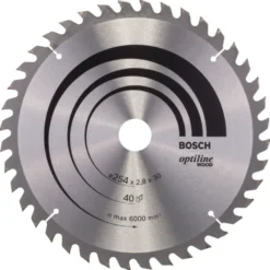 Bosch cirkelzaagblad Optiline voor hout 40 tanden - 254 x 30 x 2,8 mm New