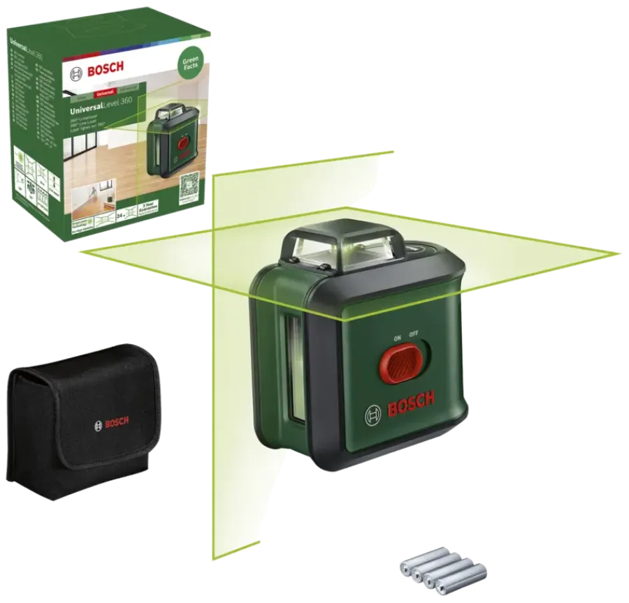 Bosch kruislijnlaser / rotatielaser UniversalLevel 360° Clearance