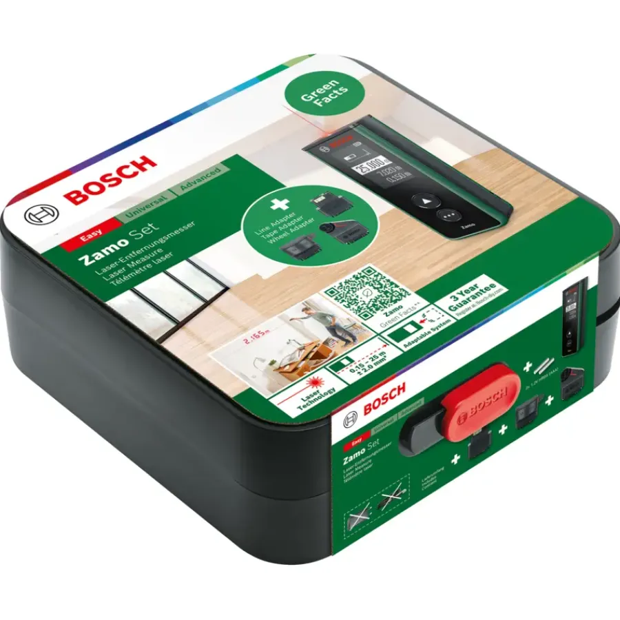 Bosch laserafstandsmeter Zamo incl. 3-delige adapterset Discount