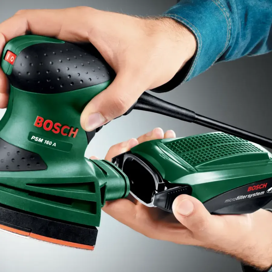 Bosch multischuurmachine PSM 160 A incl 25 schuurvellen