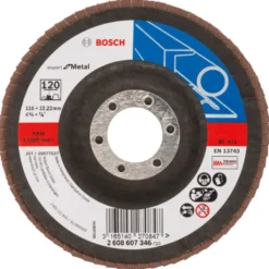 Bosch Professional Bosch Prof Lamellenschijf X551 115mm K120 metaal New