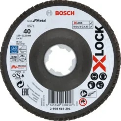 Bosch Prof X-Lock Lamellenschijf 125mm K40 metaal Online