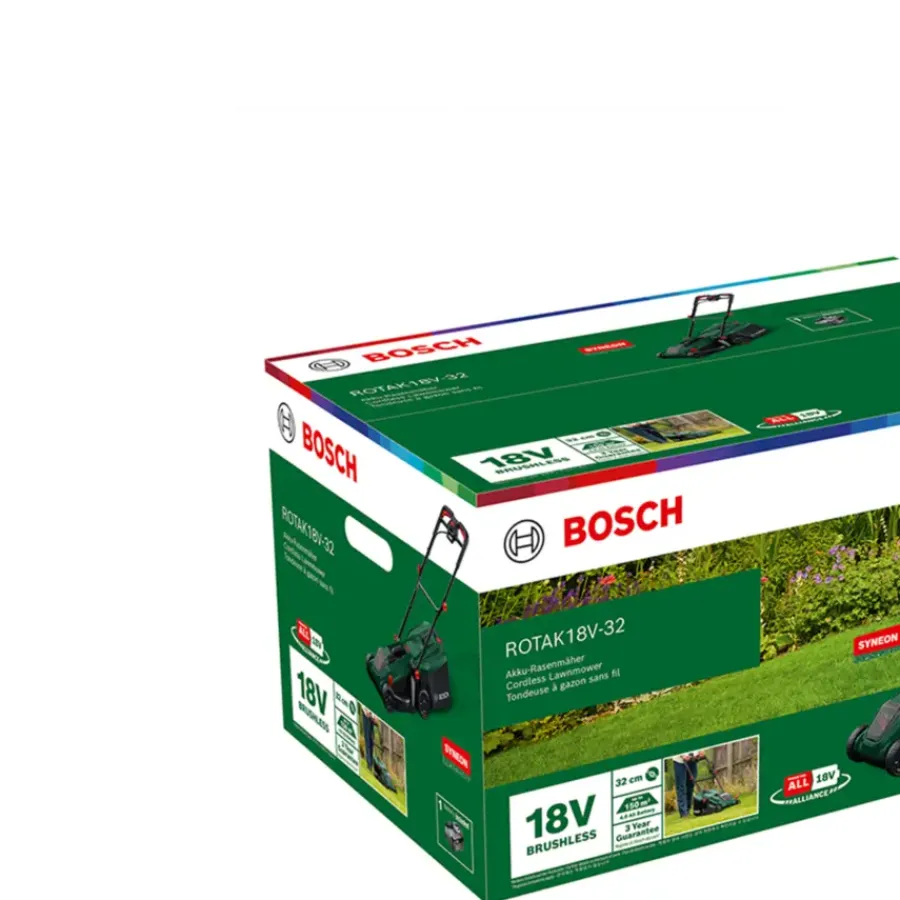 Bosch Rotak accugrasmaaier 18V 32 cm incl. 1 accu 4.0Ah+lader New