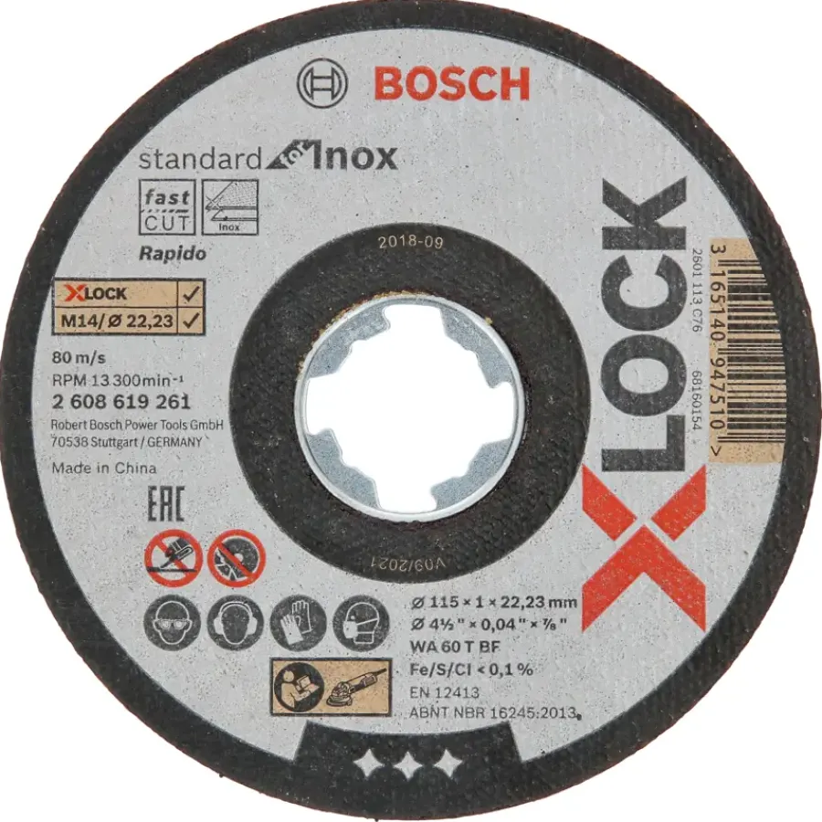 Bosch Professional Bosch slijpschijf X-lock 115mm Hot