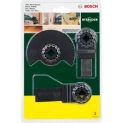 Bosch Starlock multitool accessoires - universele set voor hout en metaal - 3-delig New
