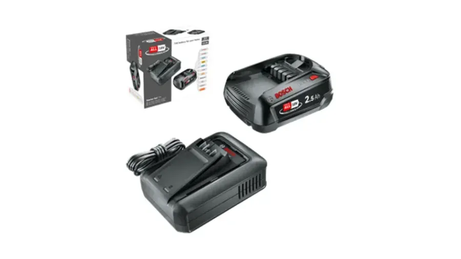 Bosch starterset 18 V accu 2,5 Ah + lader Hot