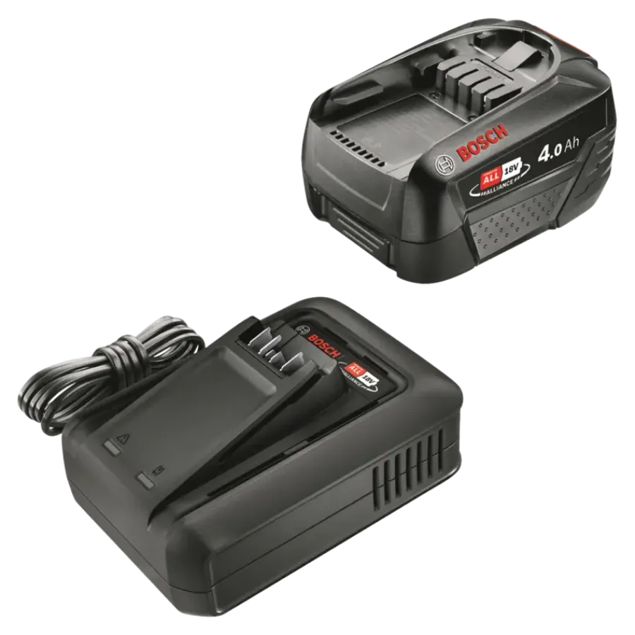 Bosch 18V accu 4.0Ah + lader voor het 'Power for All' accuplatform van , Gardena en o.a. Gloria Hot