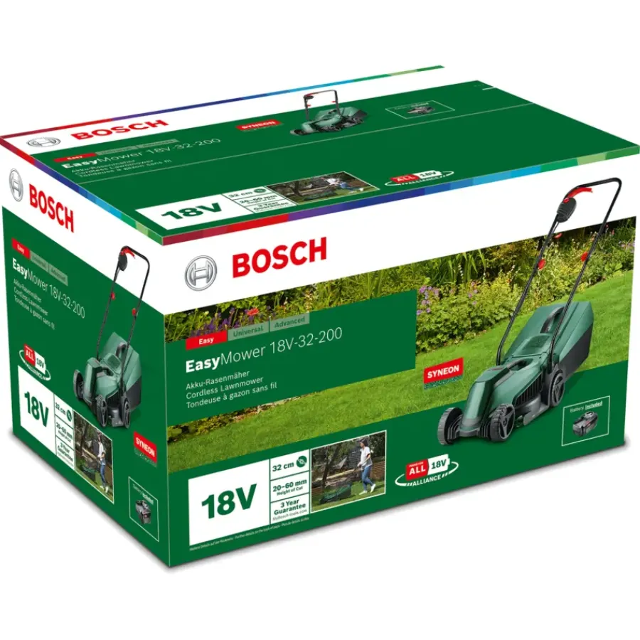 Bosch 18V grasmaaier EasyMower incl. 4Ah accu + lader New