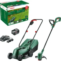 Bosch 18V grasmaaier EasyMower + trimmer EasyGrassCut (incl. 4.0Ah accu + lader) Best