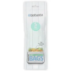 Brabantia afvalzak Perfect Fit S composteerbaar 6l 10 stuks
