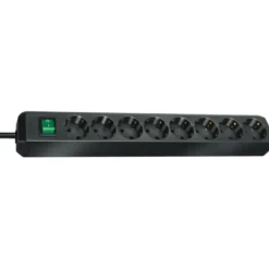 Brennenstuhl Eco-Line Stekkerdoos 8-voudig Zwart 3 Meter Clearance