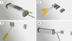 Brennenstuhl Premium-Alu-Line stekkerdoos 10-voudig met schakelaar aluminium 3 Meter Outlet