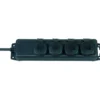 Brennenstuhl Super Solide stekkerdoos 4V met deksel IP44 zwart 2 meter snoer Online