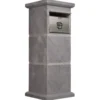 JéWé Brievenbus bluestone met pakketvak Discount