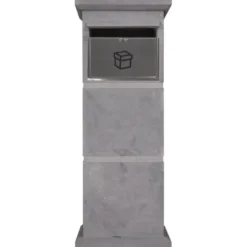 JéWé Brievenbus bluestone met pakketvak Discount