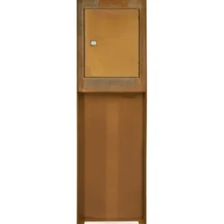 Geen Brievenbus design staand cortenstaal 115 x 37 x 37 cm Discount