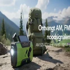 Geen Brixy draagbare noodradio Outlet
