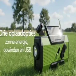 Geen Brixy draagbare noodradio Outlet