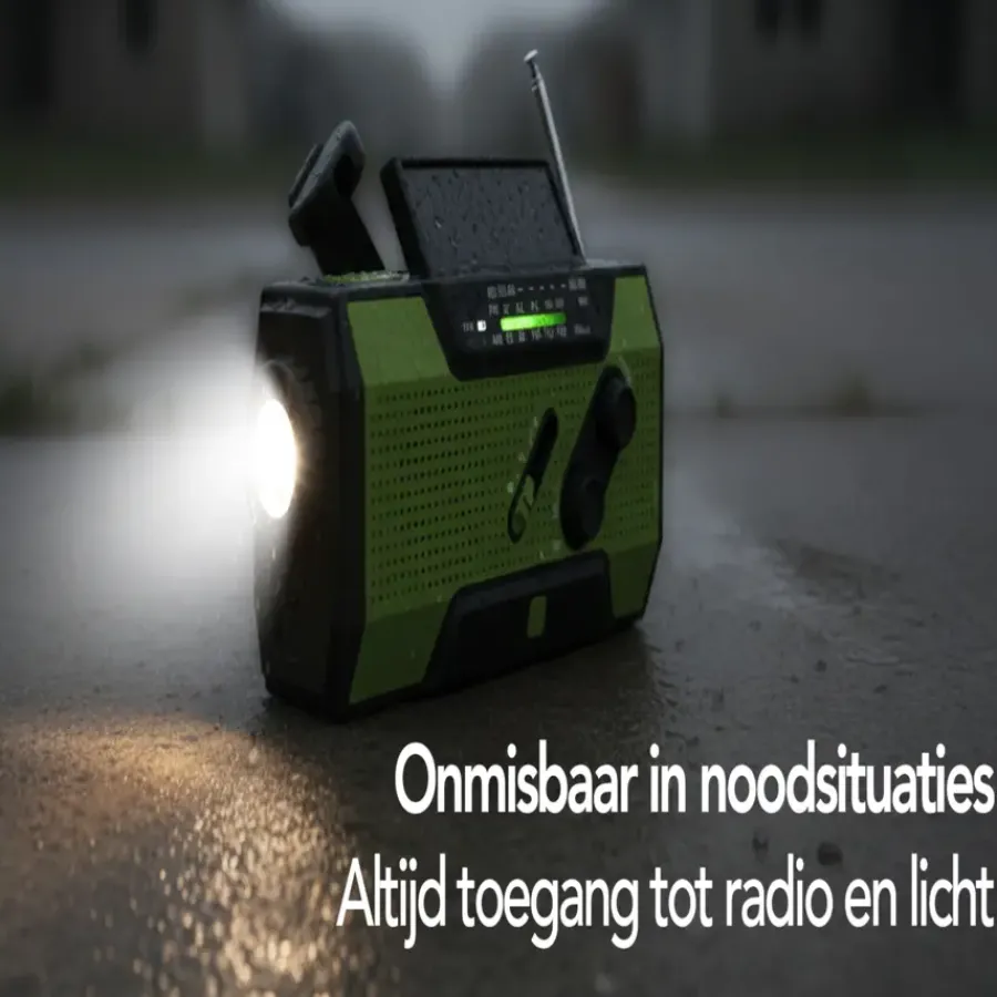 Geen Brixy draagbare noodradio Outlet
