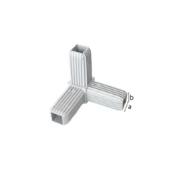 Geen Buisverbinder 3-weg 20x20mm