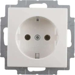 Busch-Jaeger Balance SI Enkel Geaard Stopcontact Wit Best