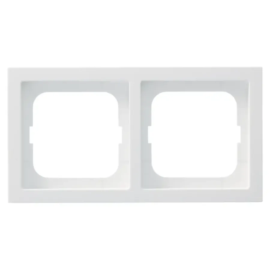 Busch-Jaeger Future Linear afdekraam 2-voudig wit Outlet